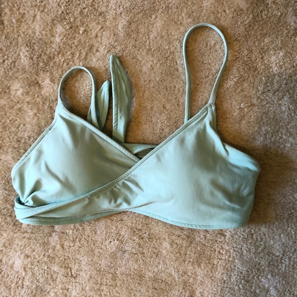 L Space Teal Bikini Top